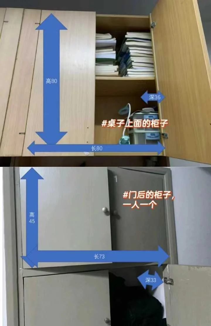 柜体收纳尺寸参考，2025 年学生经验图片